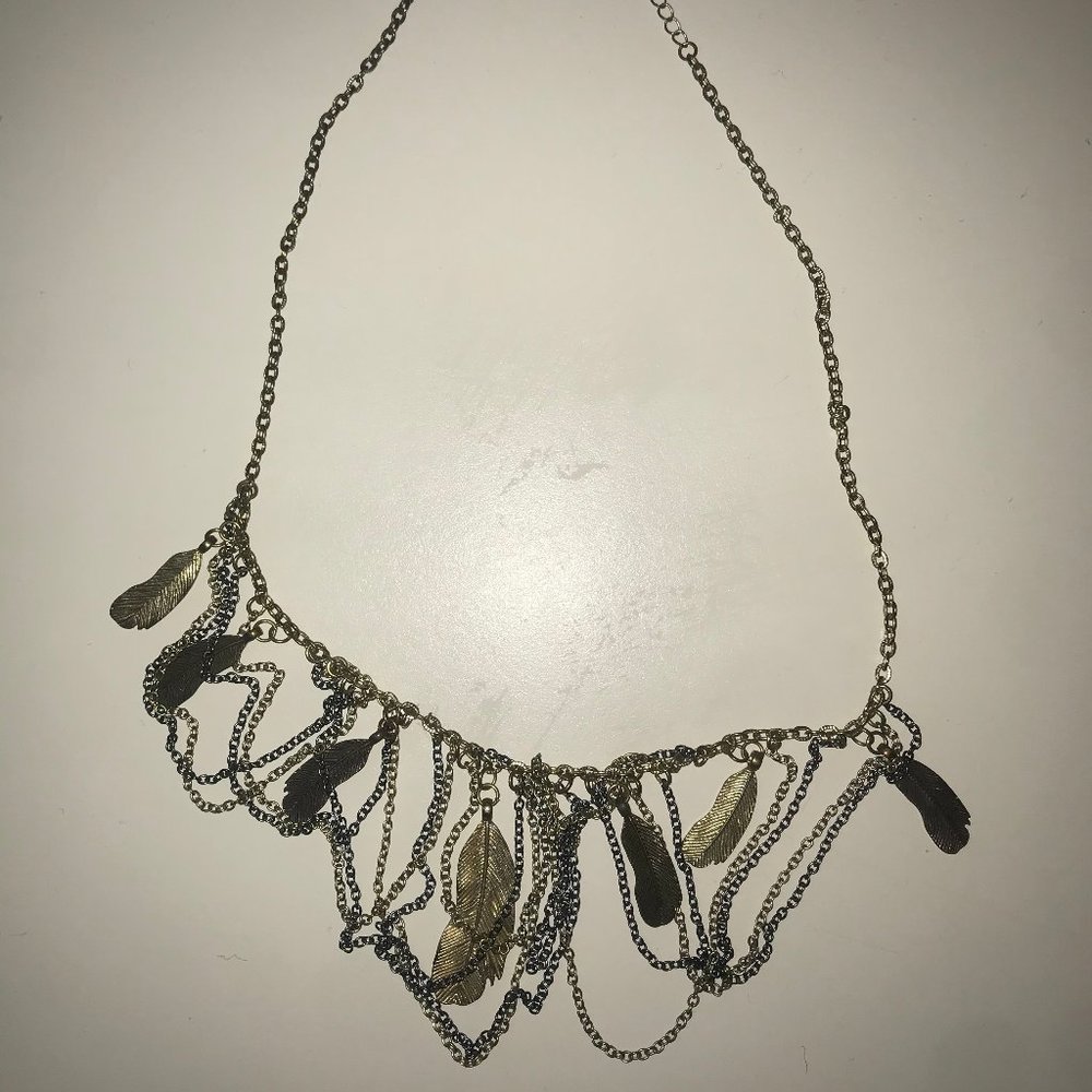 Boho Feather Neckalce